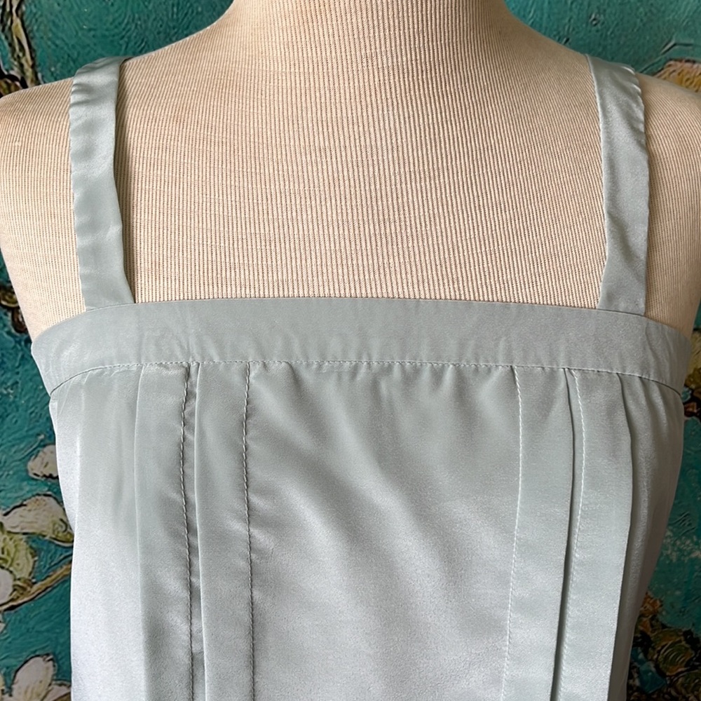 Vintage Camisole Blouse Sleeveless Label Reads Size 12 - Picture 2 of 14